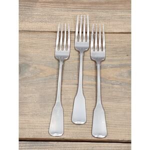 Oneida AMERICAN COLONIAL Heirloom Cube Dinner Forks Set Of 3